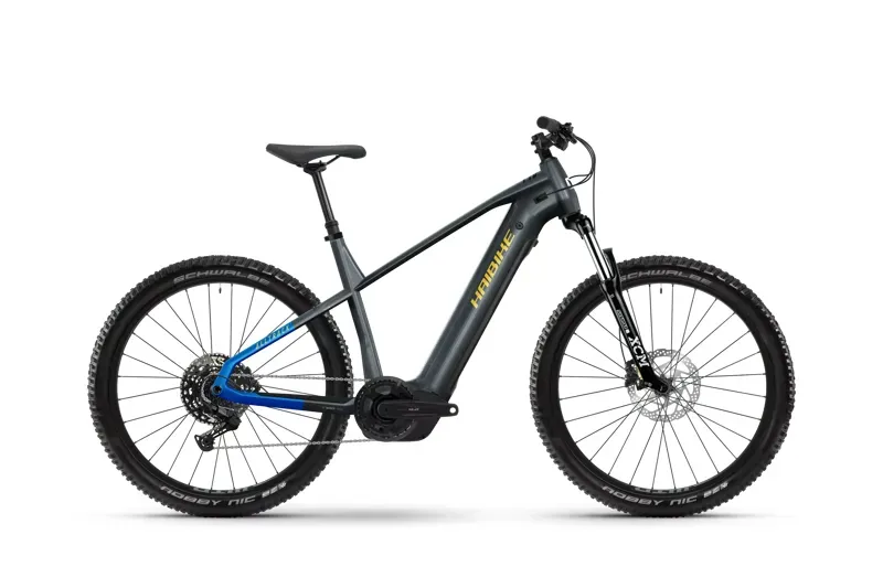 Alltrack 6.5 eMountain Bike in Grey/Blue/Yellow