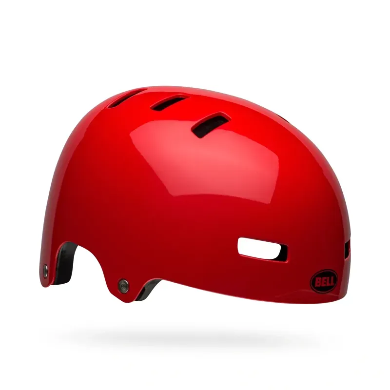 Bell Span Solid Kids Helmet in Red-1