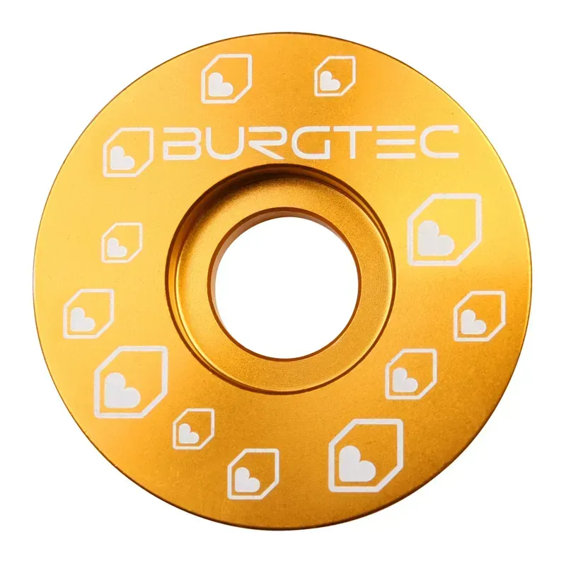 Burgtec 1-1/8-inch Top Cap in Bullion Gold