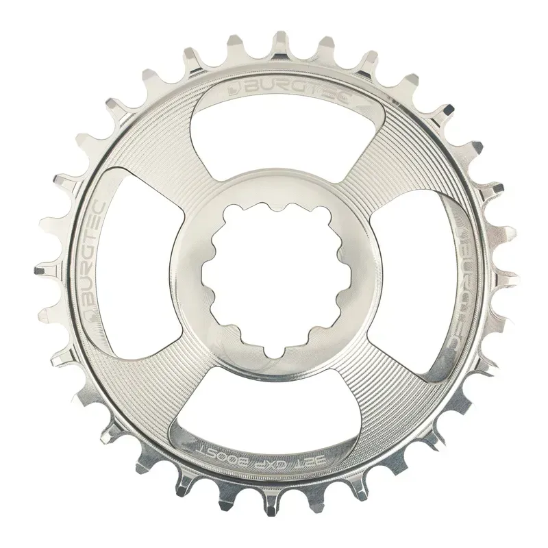 Sram Boost 3mm Offset Thick Thin Chainring Rhodium Silver