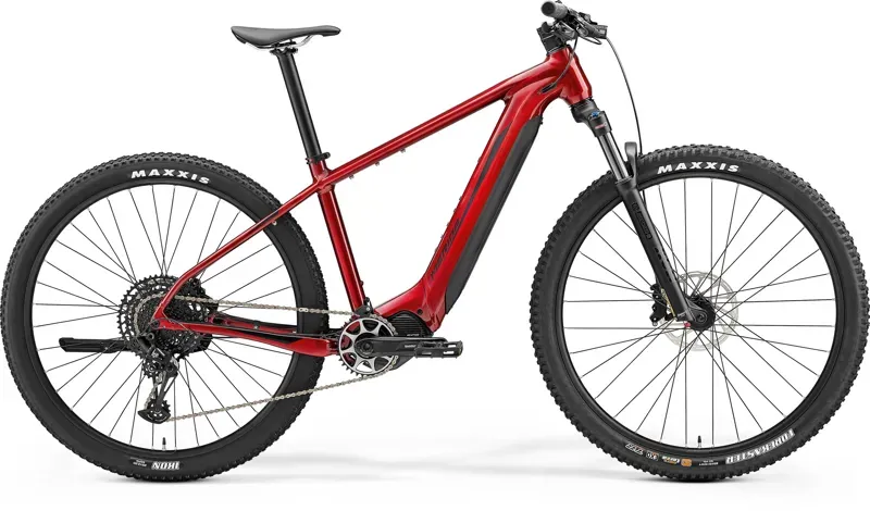 Merida eBig Nine 675 Electric Mountain Bike Red