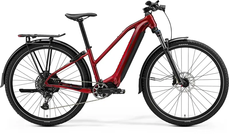 Merida eBig Tour 675 Electric Trekking Bike Red