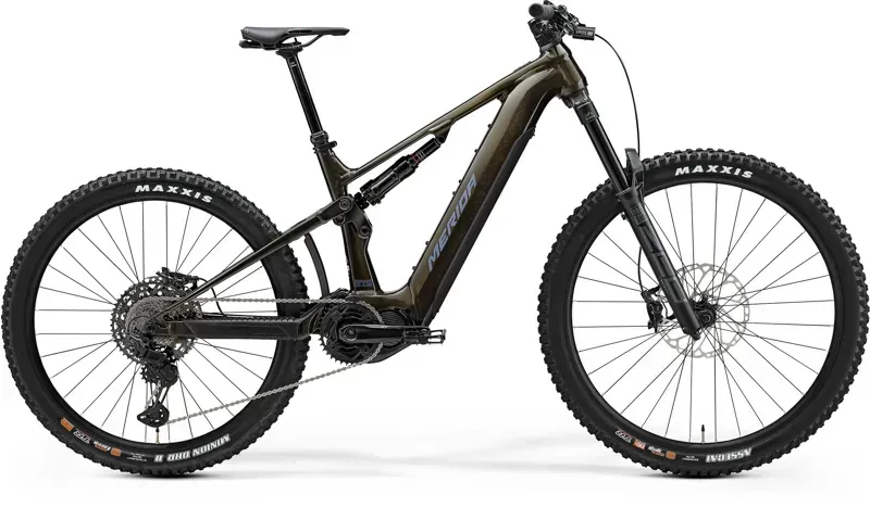 Merida eOne-Sixty 875 Electric Mountain Bike In Gold