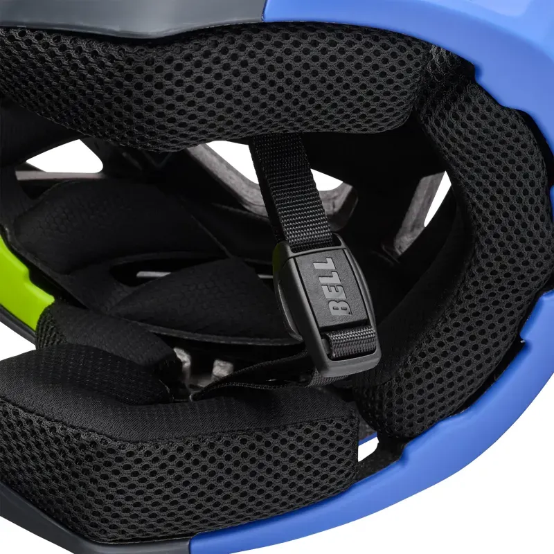 Bell 3Qtr-Air Mips Grid Helmet in Blue/Yellow-9