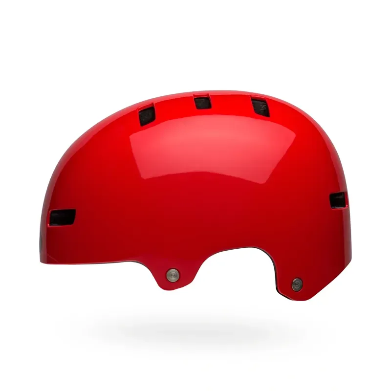 Bell Span Solid Kids Helmet in Red-4