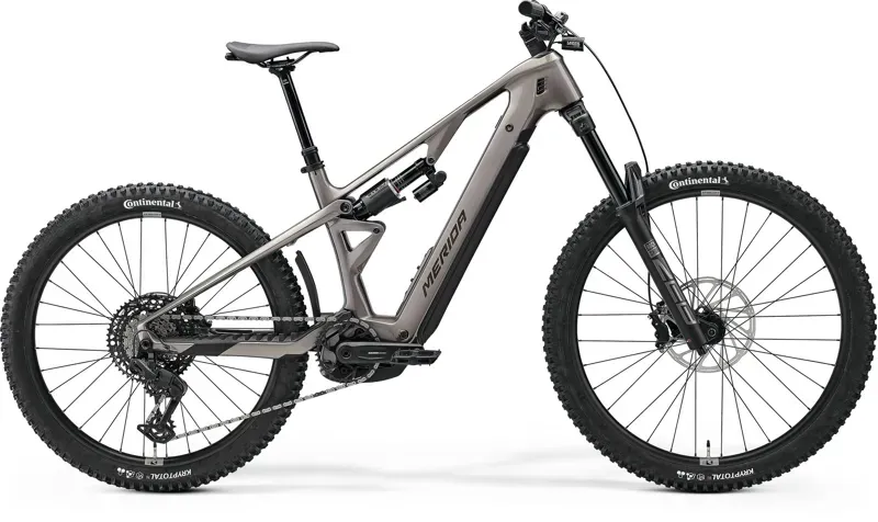 Merida Lithos 6000 eMountain Bike in Warm Slate Grey/Golden Black
