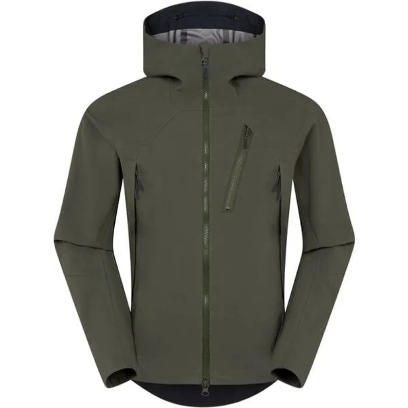 Madison DTE 3-Layer Men's Waterproof Jacket In Midnight Green