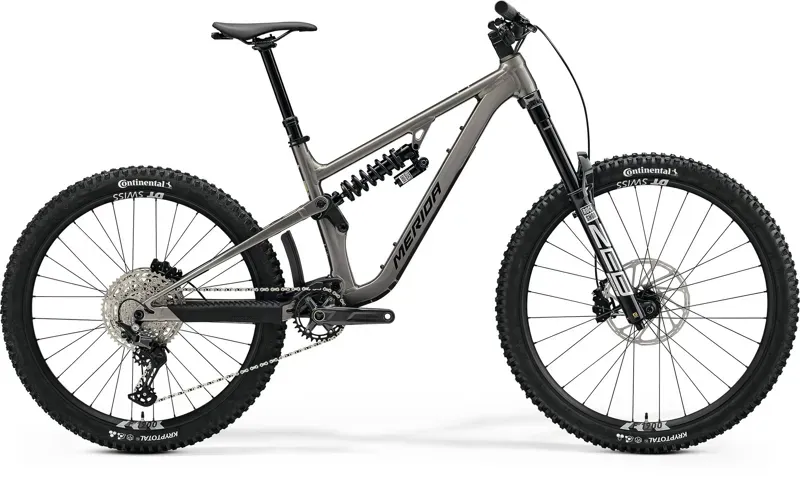 Merida One-Sixty FR 800 Mountain Bike in Warm Slate Grey/Black