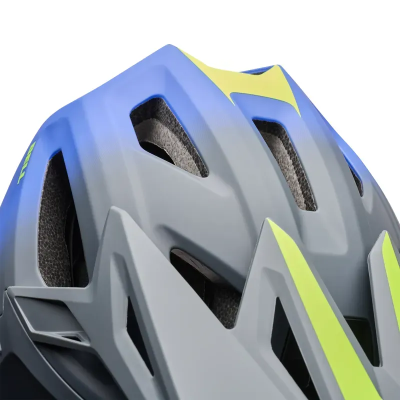 Bell 3Qtr-Air Mips Grid Helmet in Blue/Yellow-6