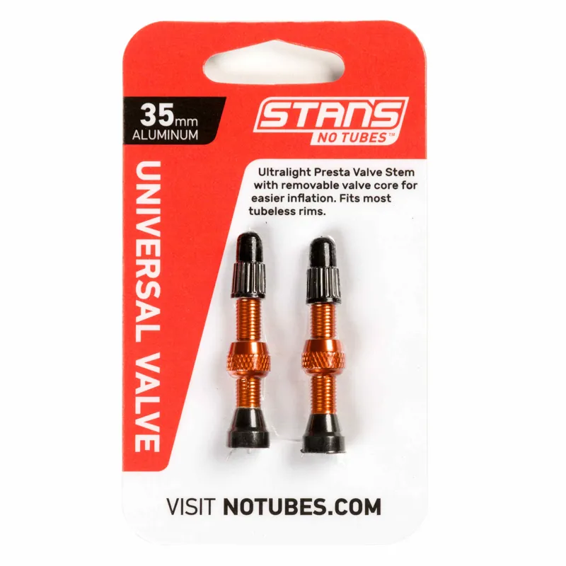 Stans NoTubes Universal Presta Valve Orange