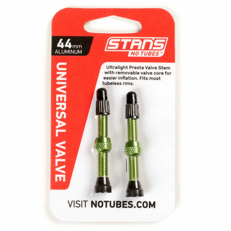 Stans NoTubes Universal Presta Valve Green-1