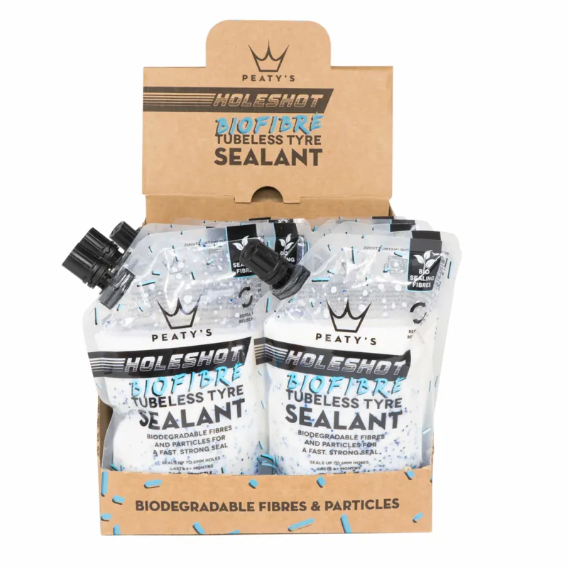 Peaty's Holeshot BioFibre Tubeless Tyre Sealant-3