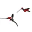 Hope Tech4 V4 Brakes Black/Red - BRAIDED