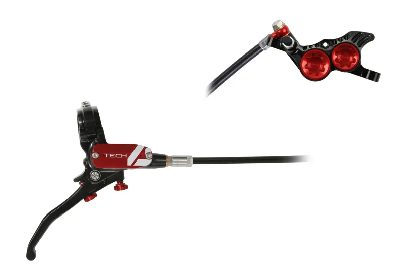 Hope Tech4 V4 Brakes Black/Red-1