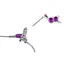 Hope Tech4 V4 Brakes Silver/Purple - BRAIDED