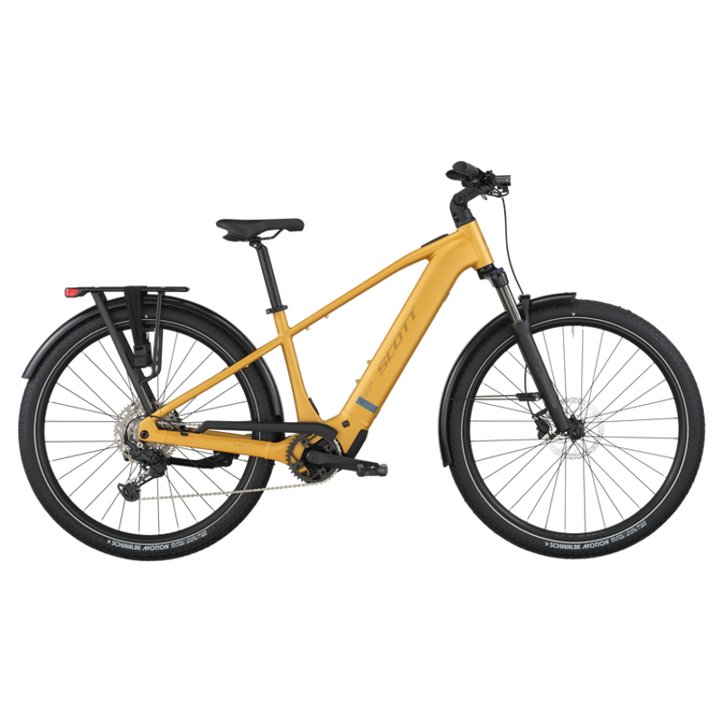 Scott Sub Sport 10 eHybrid Bike in Colorado Gold