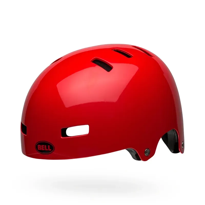 Bell Span Solid Kids Helmet in Red-3